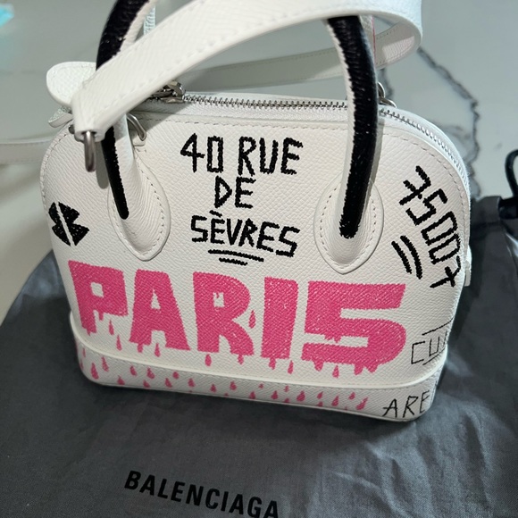 BALENCIAGA Top Handle Ville XXS Graffiti - Picture 8 of 8